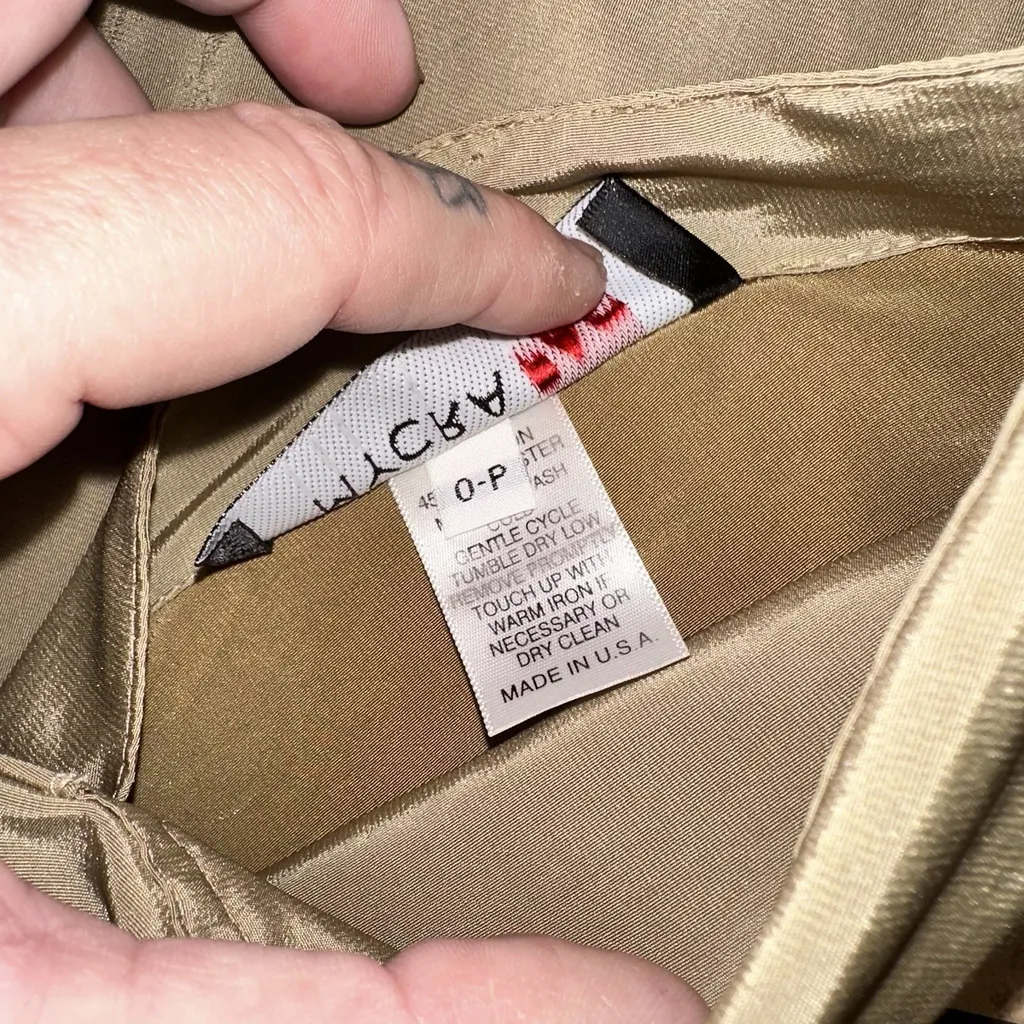 Mycra Pac Reversible Chartreuse Donatella Short Travel Raincoat Size 0 - Image 14