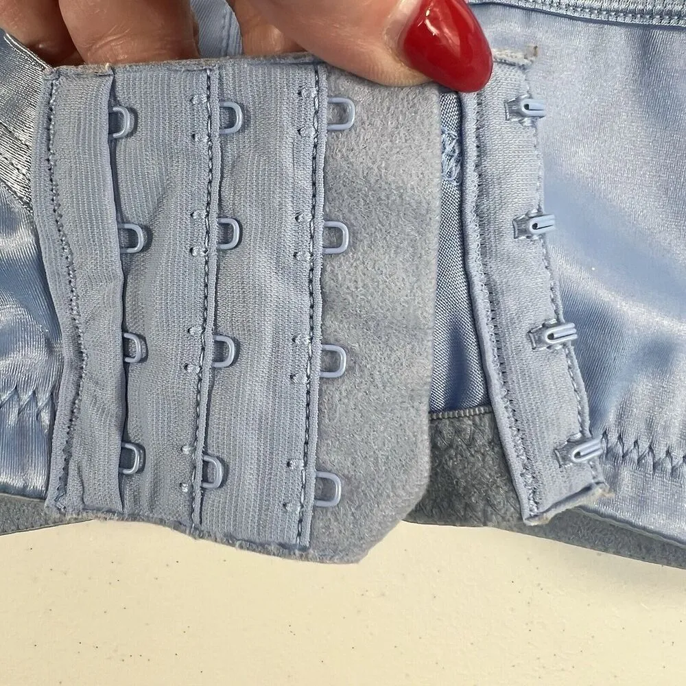 Playtex 18 Hour 40DDD Bra Wirefree Ultimate Lift True Support 4745 Zen Blue - Image 7