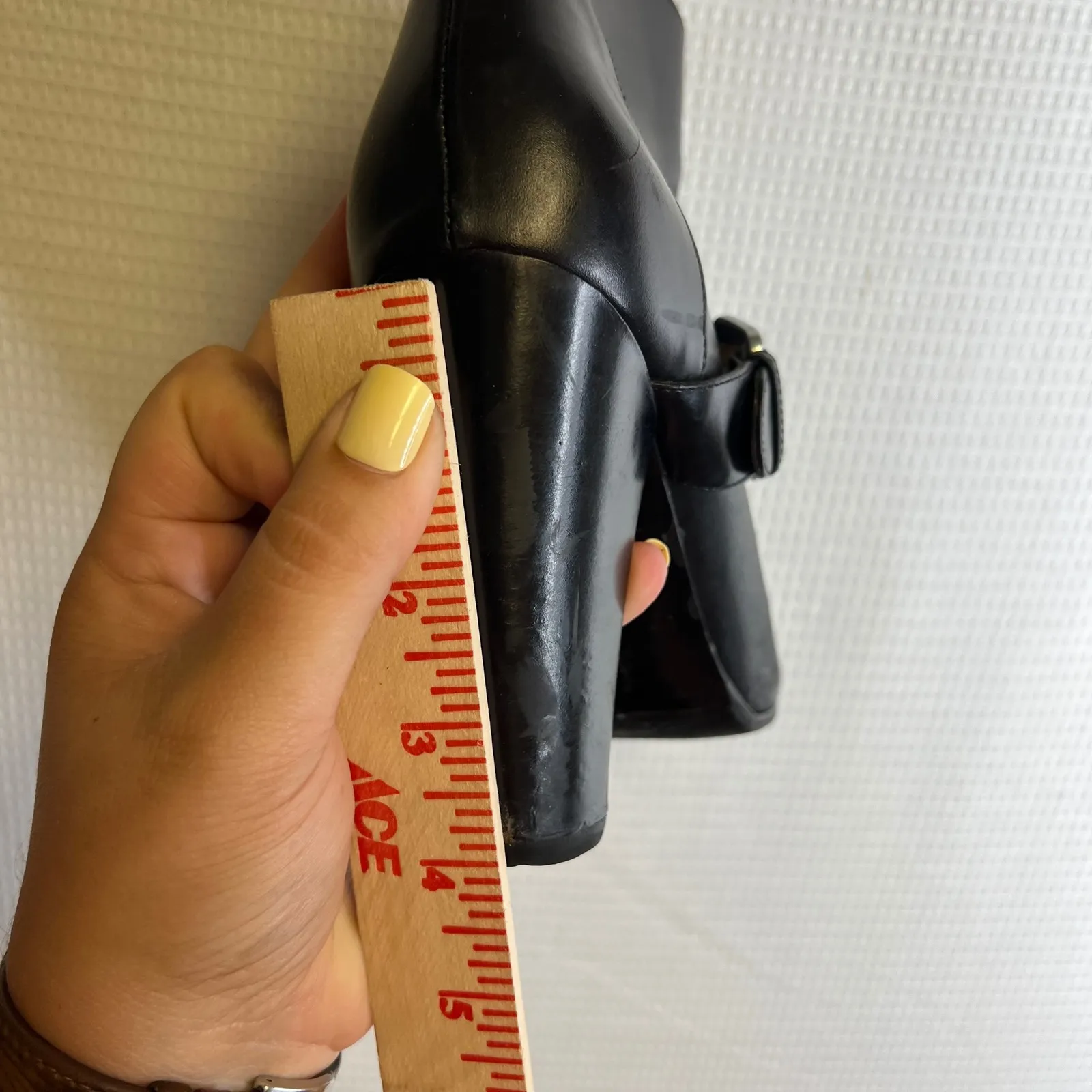 Cole Haan Black Leather Heeled Ankle Boots Buckle Accents‎ Pointed Toe Size 9 - Image 7