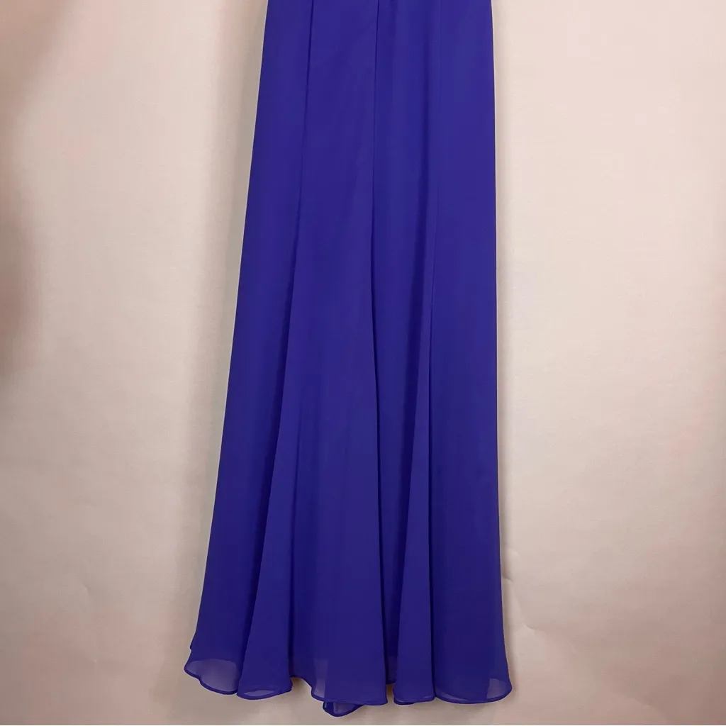 Ever Pretty Dress Prom Bridesmaid ALTERED‎ V-Neck High Slit Chiffon Satin Maxi - Image 7