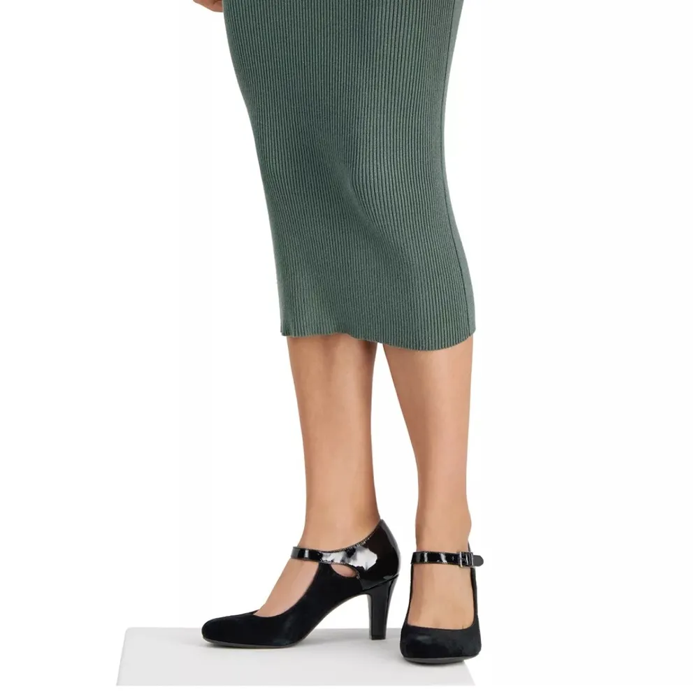 Giani Bernini “Velmah” Memory Foam High Heels, Ankle Strap, Sz 9W - Image 2