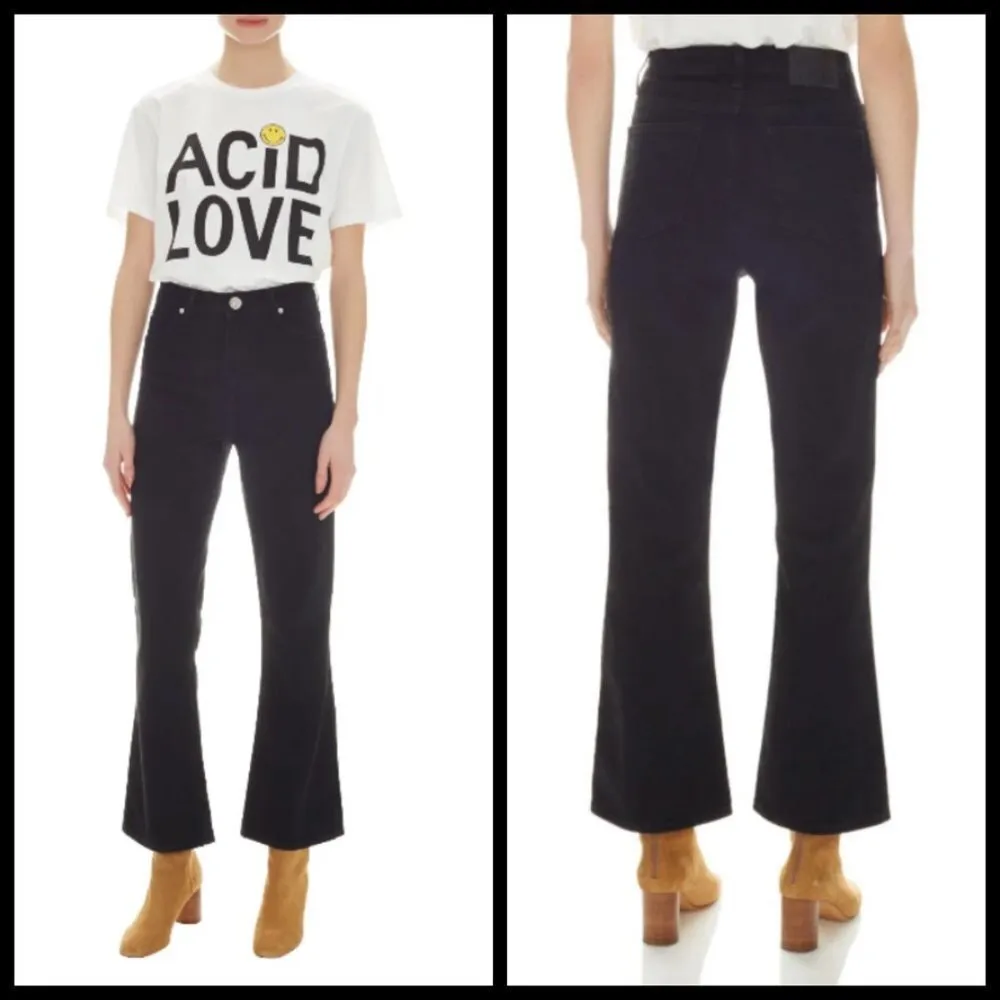 💕SANDRO💕 Rudolphe High Waist Flared Leg Jeans ~ Black 42 EU NWT - Image 3