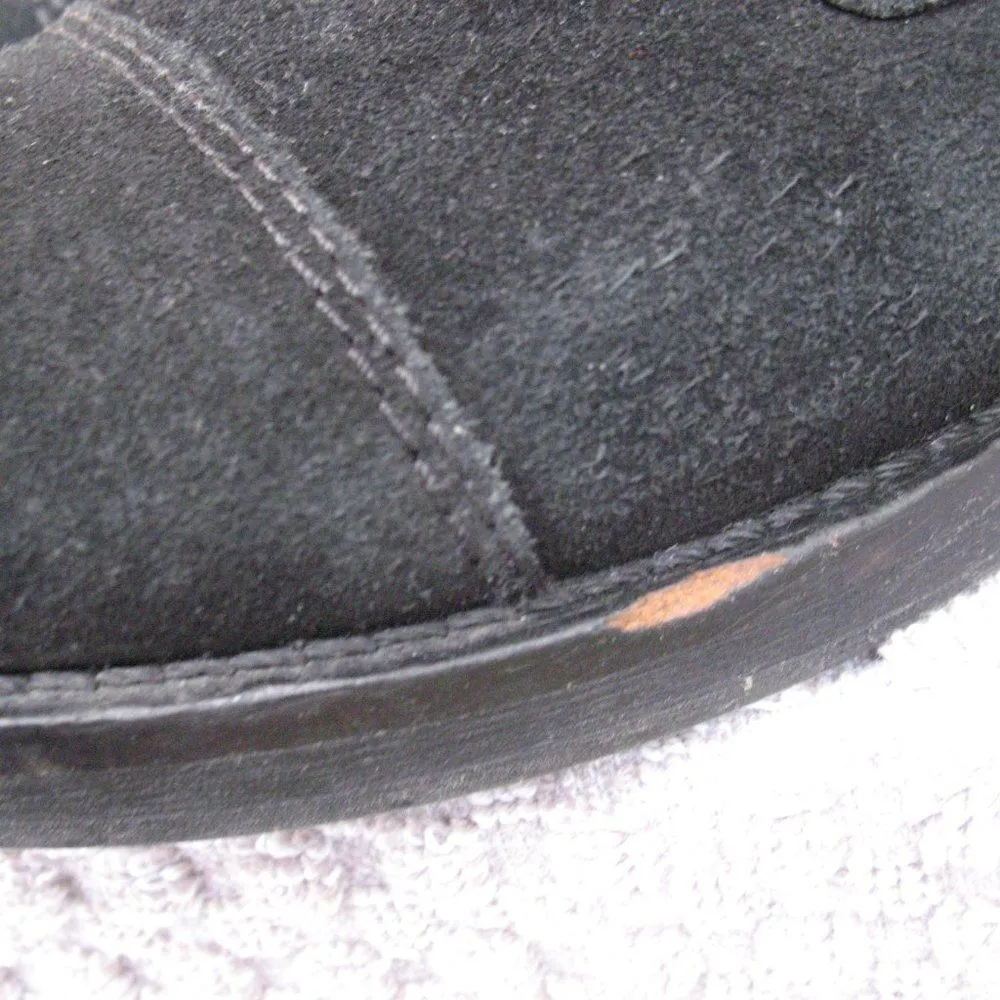 All Saints Black Military Combat Boots - Image 7