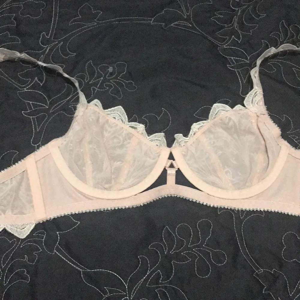 Free People Make Your Point" Balconette Lace Bra - Image 7