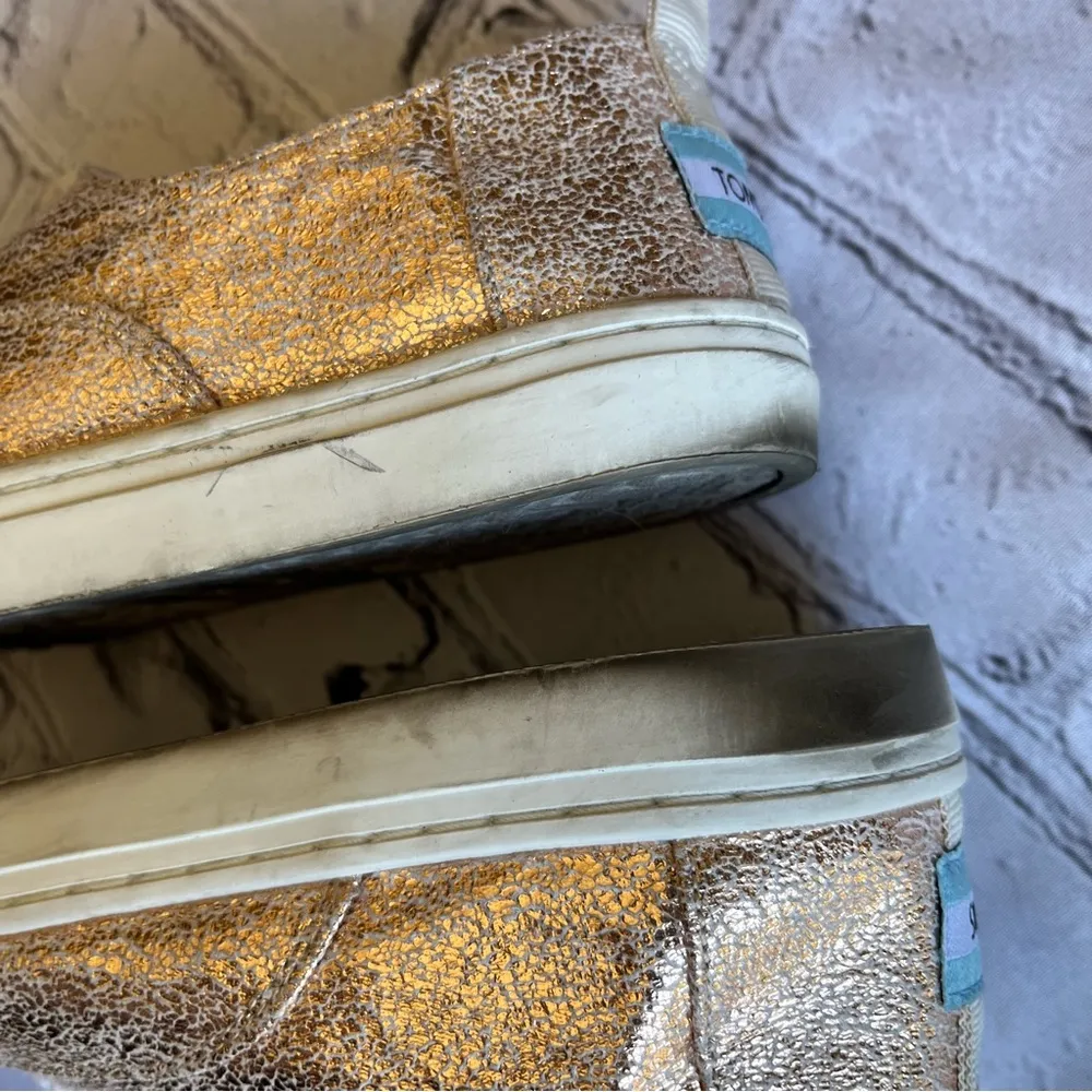 TOMS Cordones Cupsole Sneaker Sparkle Shoes Size 6 - Image 11