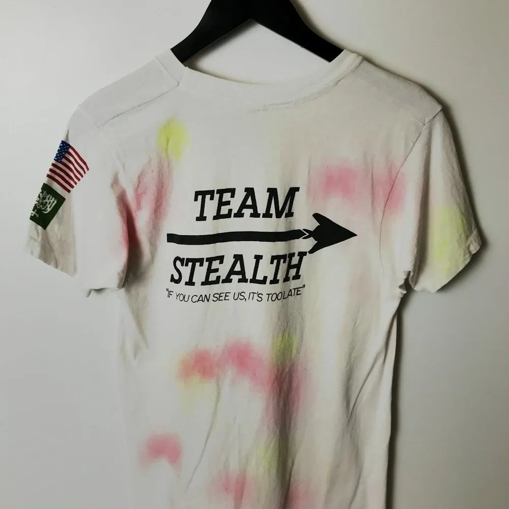 Vintage 80s Operation Desert Storm T Shirt White Small S USA Single Stitch - Image 9