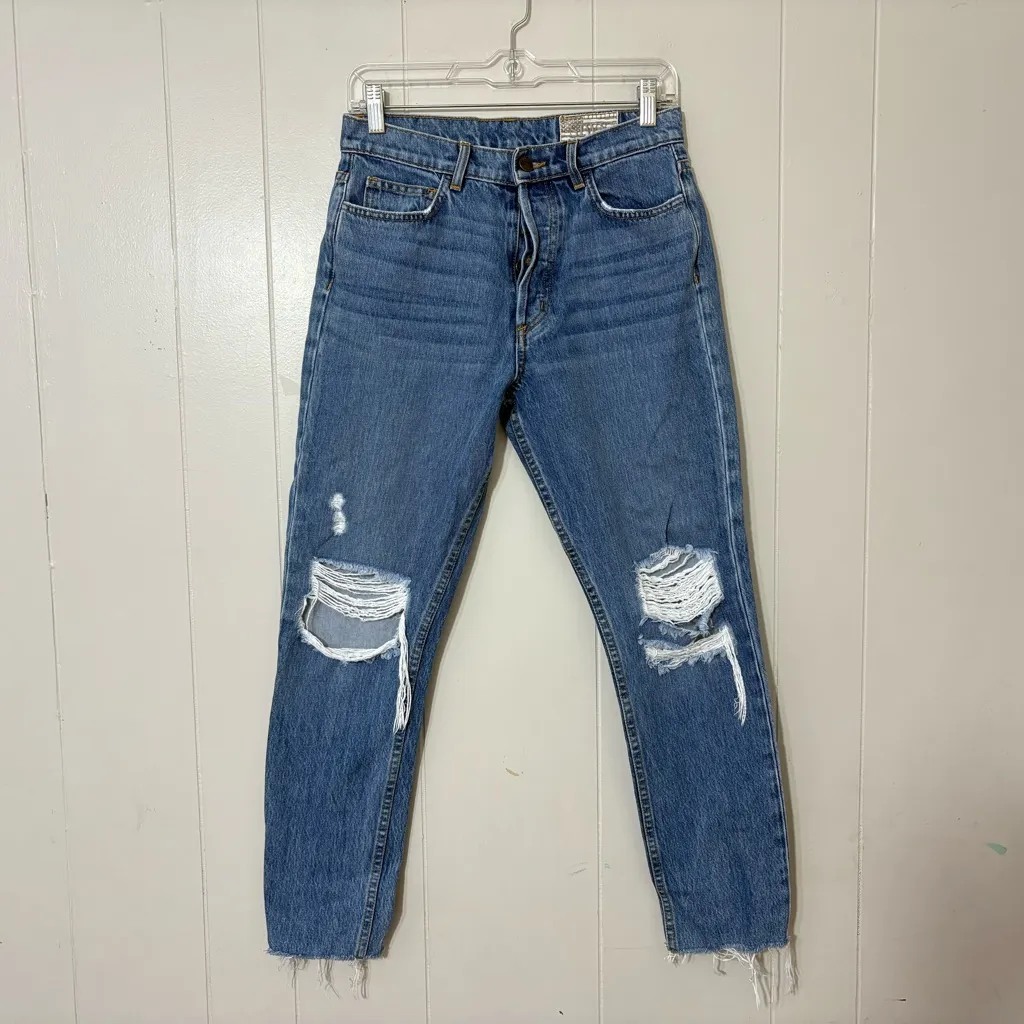 Siwy Gaby “Hear the Sound” Distressed Skinny Jeans Blue Size 27 - Image 2