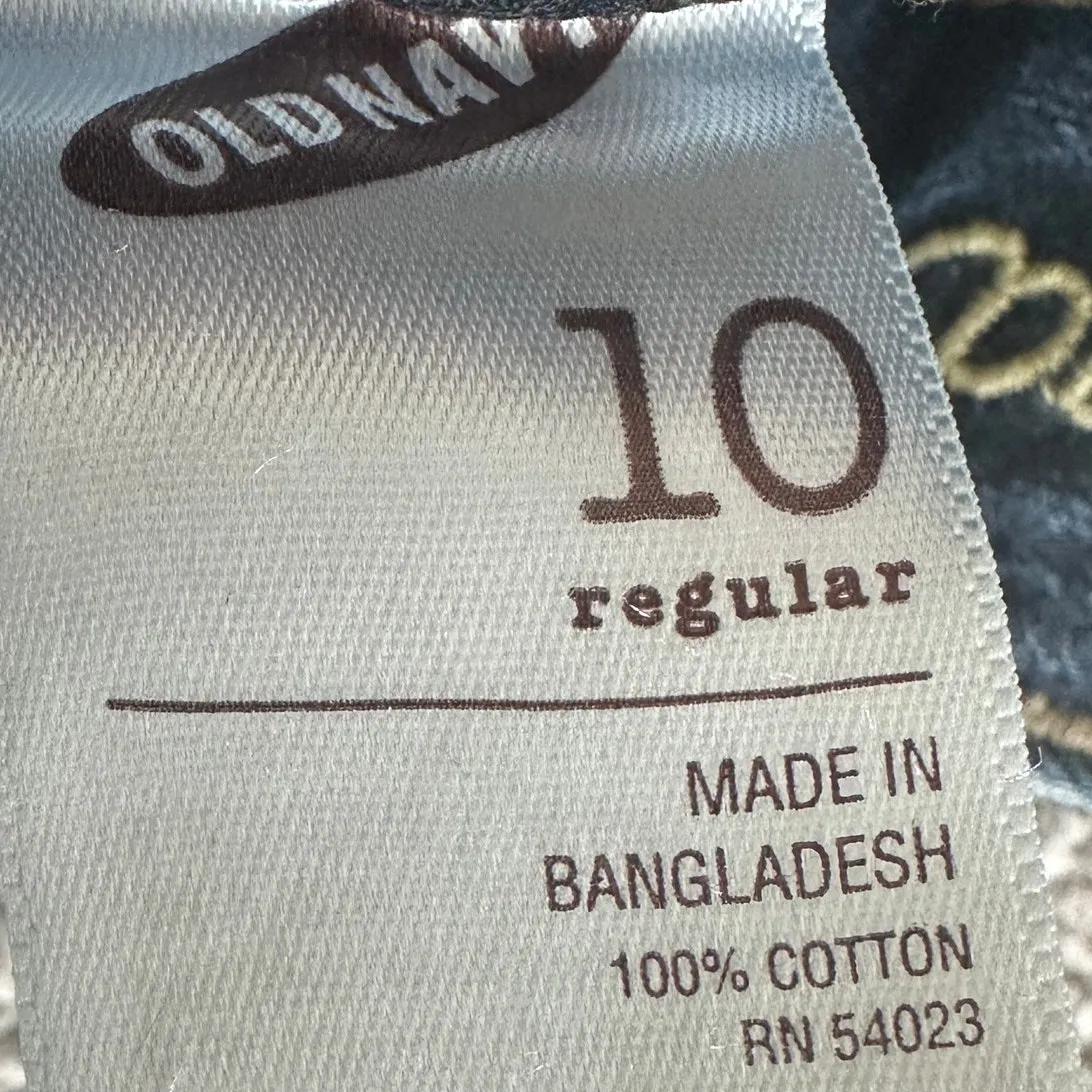 Old Navy Jeans The Diva Womens 10 Dark Wash Mid Rise Distressed Bootcut Y2K 90s - Image 6