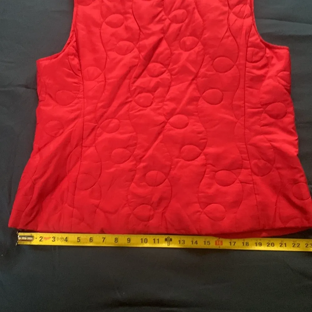 Red XL Christopher & Banks Vest - Image 9