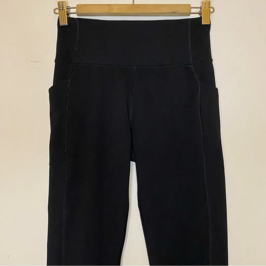 FIGS Performance Underscrub Legging 7/8 Slim Fit Black Sz Small - Image 4