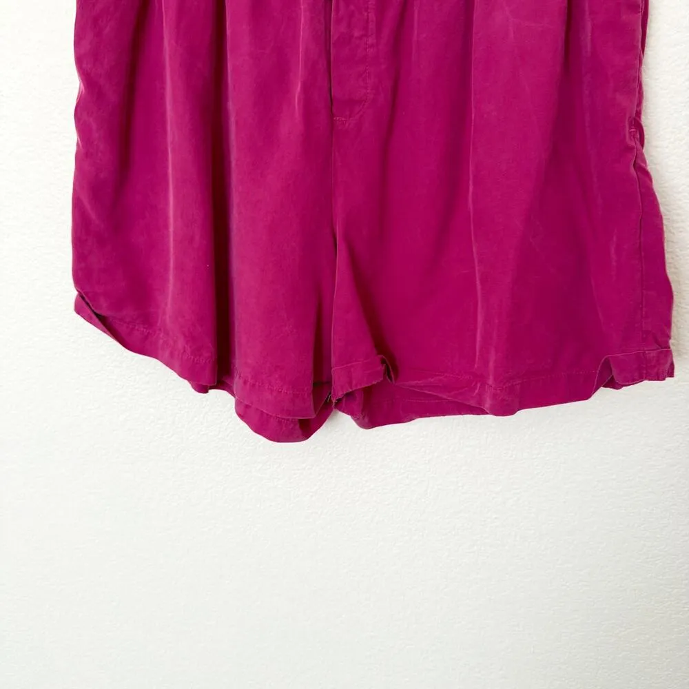 [Papinelle] Pink Tencel Elastic Waist Cuffed Amelie Boxer Short Pajamas Size XL - Image 10