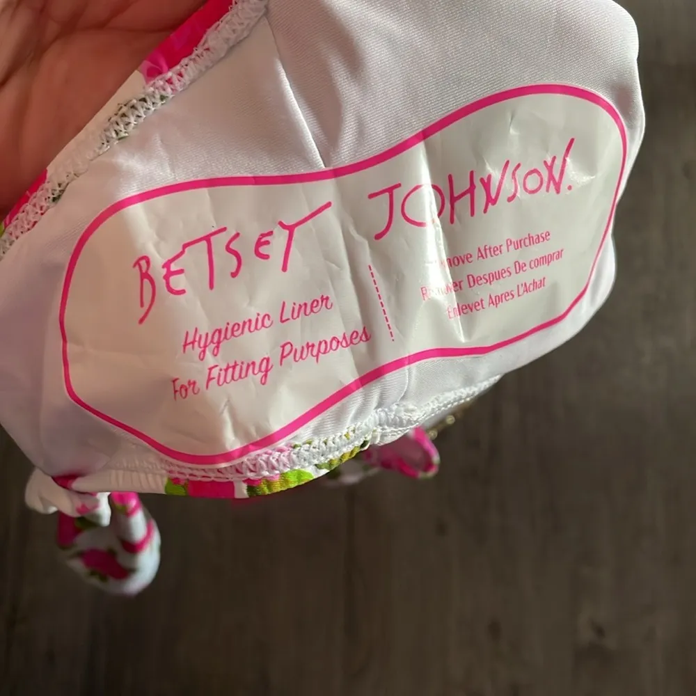 Betsey Johnson Love Always Pink Rose Corset High Waist Bikini Set NWT - Image 13