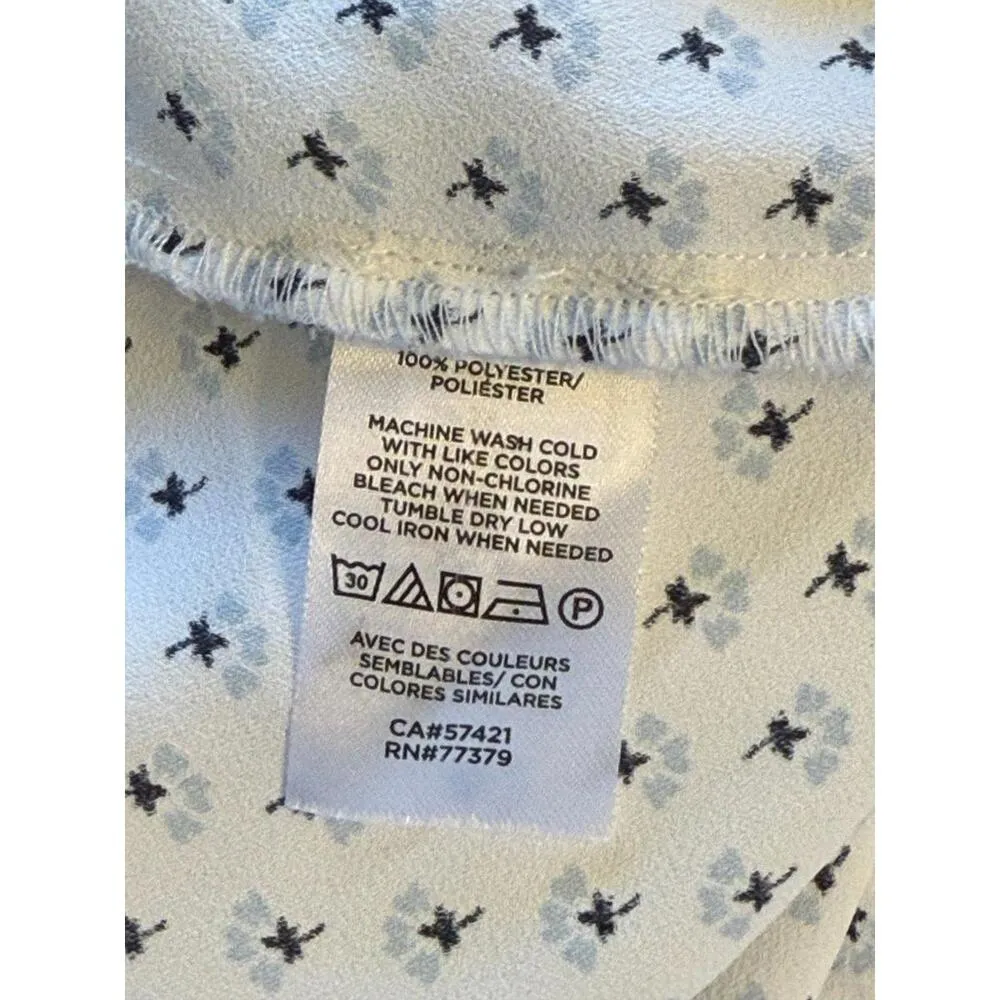 Ann Taylor Pintuck Yoke Mock Neck Shell Tank Sleeveless Top size small - Image 8