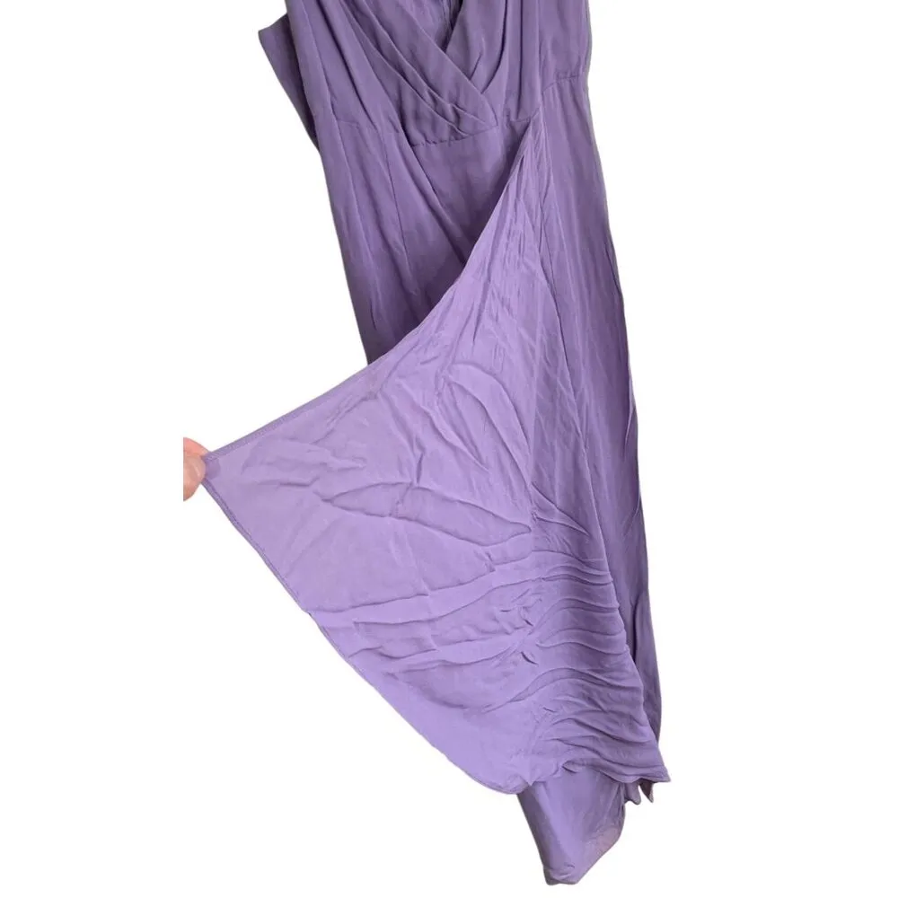 New Nicole Miller Dress Purple Cocktail Formal Wedding Size 8 USA - Image 3