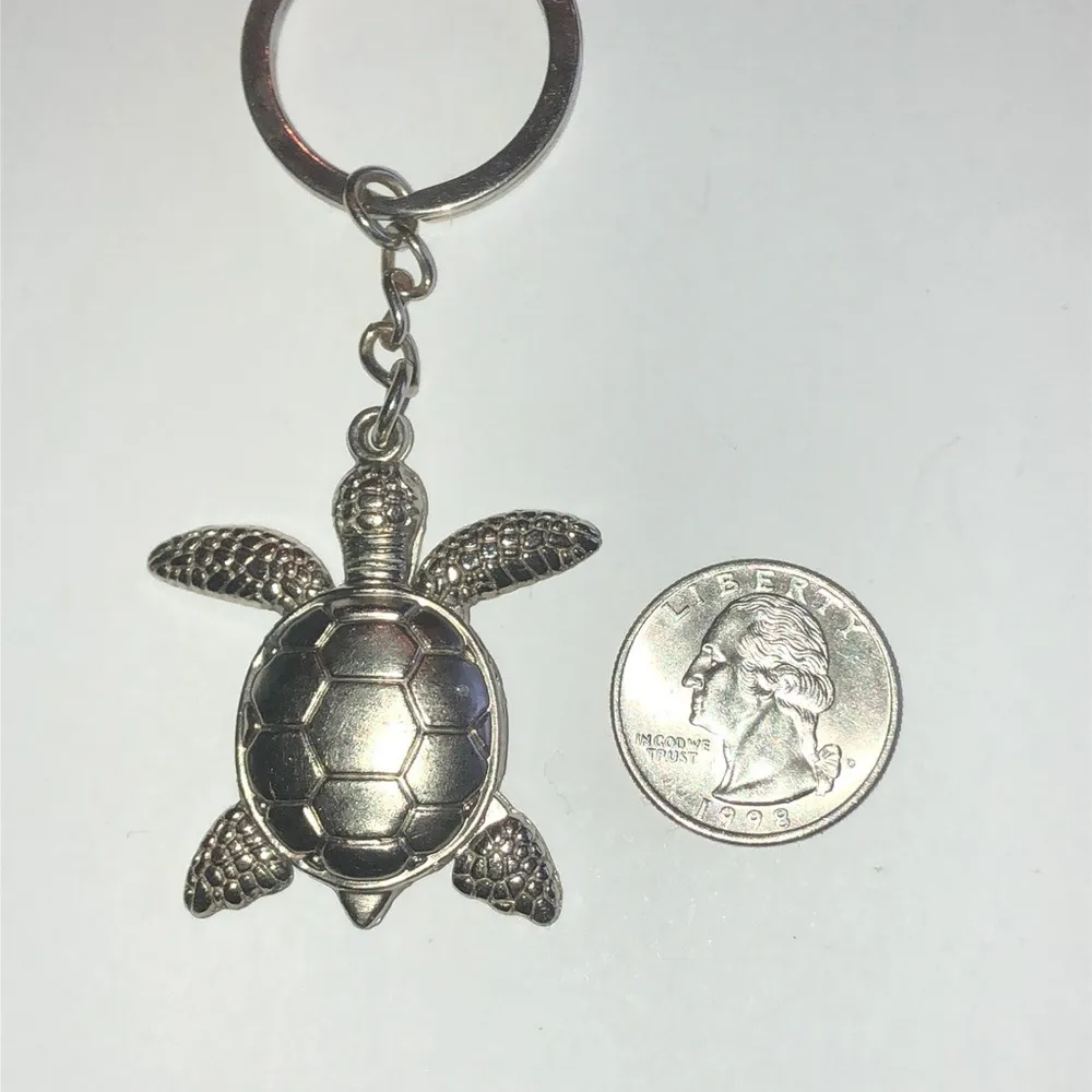 Silver Turtle Keychain - Image 3