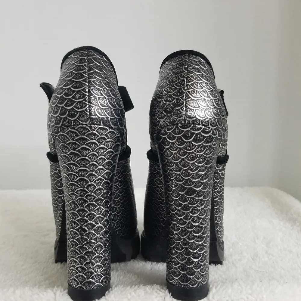 Shellys London platform shoes Silver Size 6 - Image 2