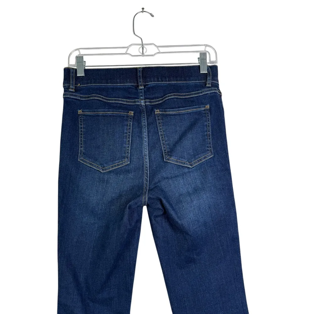 Spanx Flare Jeans Size Small Midnight Shade Dark Wash Blue Pull On Compression S - Image 10