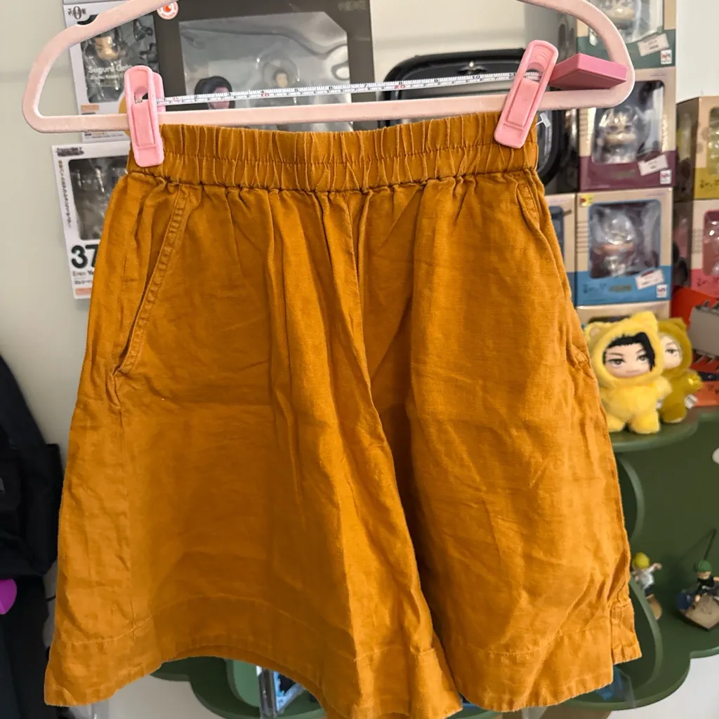 Mustard Yellow Casual Shorts - Image 4