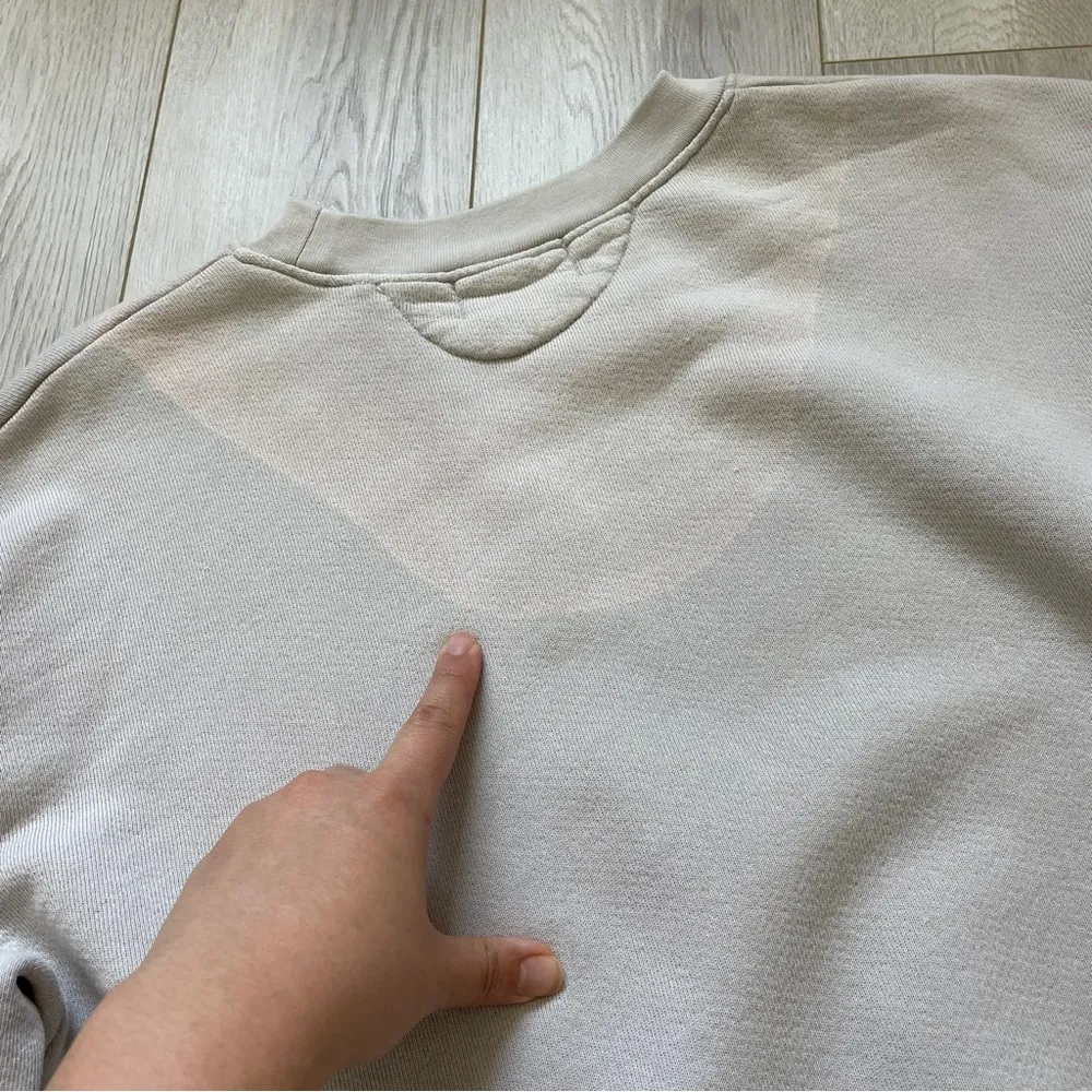 Cotton Citizen Oversized Crewneck Long Sleeve Sweater Cement Gray (XSmall) - Image 10