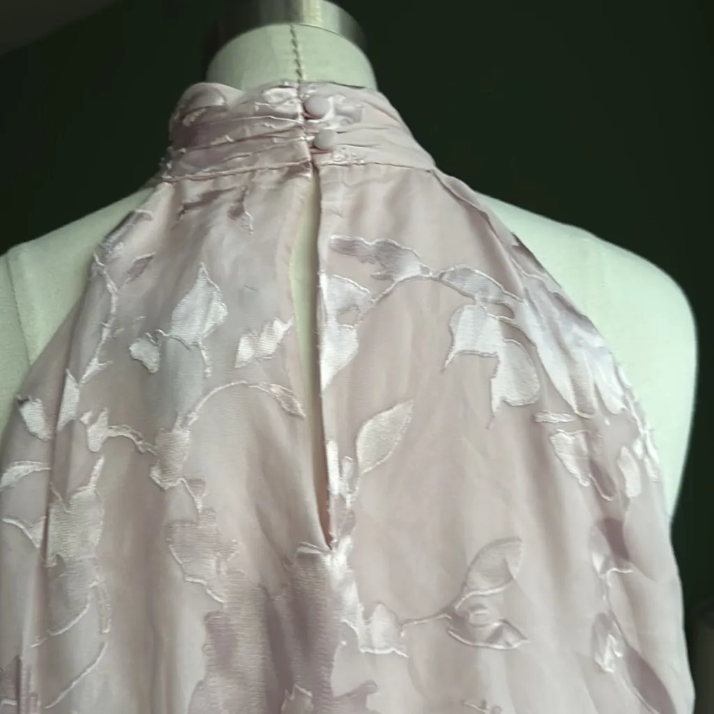 Silk-Blend Floral-Burnout Top - Image 6