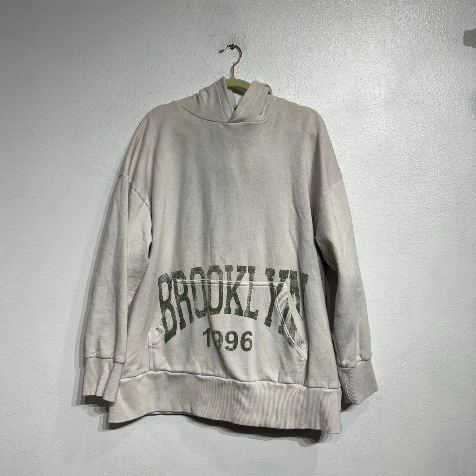 Urban Outfitters Brooklyn 1996 Oversized Hooded Sweatshirt Sz S - Image 2
