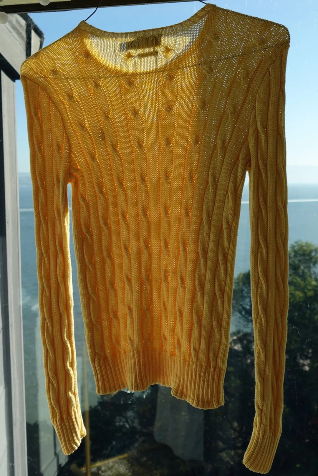 cable knit crew neck sweater - Image 5