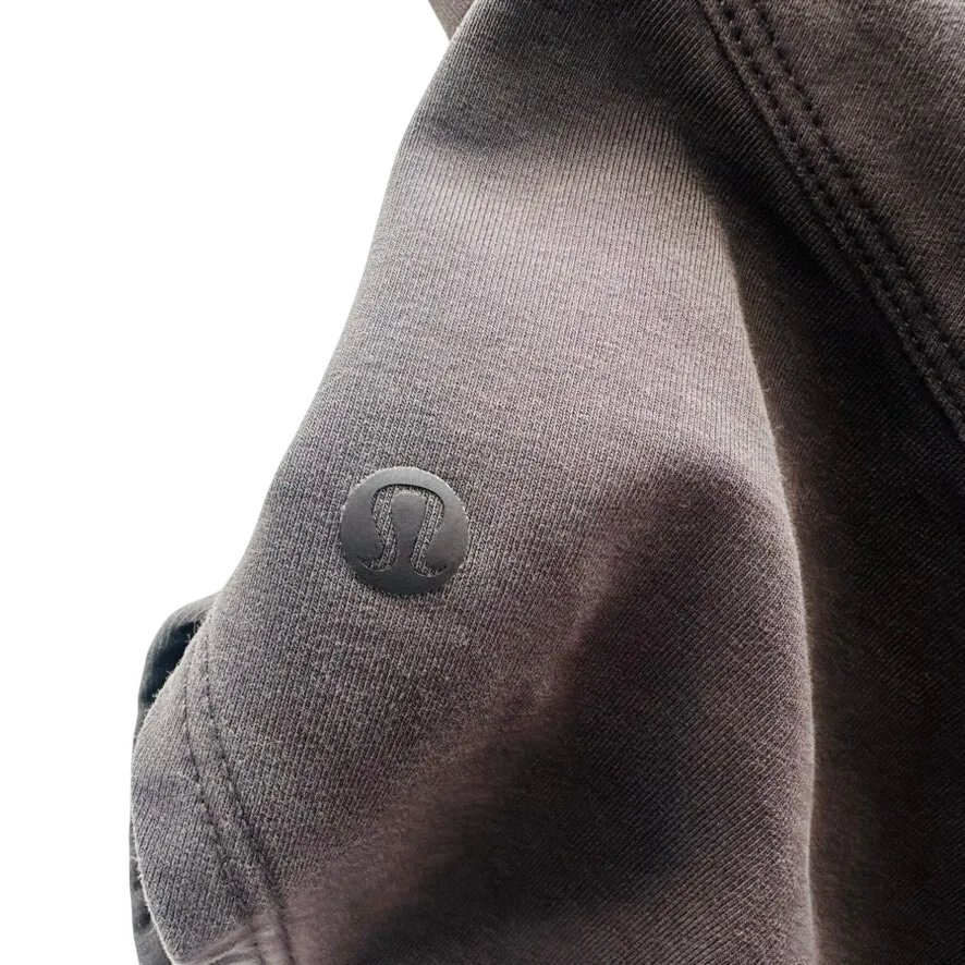 Lululemon LA Oversized Long Sleeve Tunic Size 12 Dark Grey Cotton Sweatshirt - Image 7