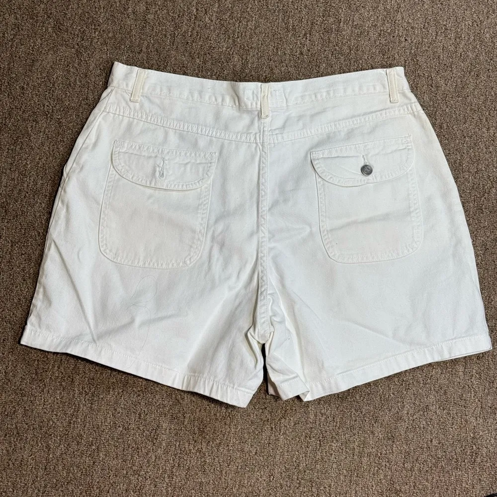 WRANGLER FOR WOMEN Vintage 100% cotton white short‎ jean shorts 18 - Image 2