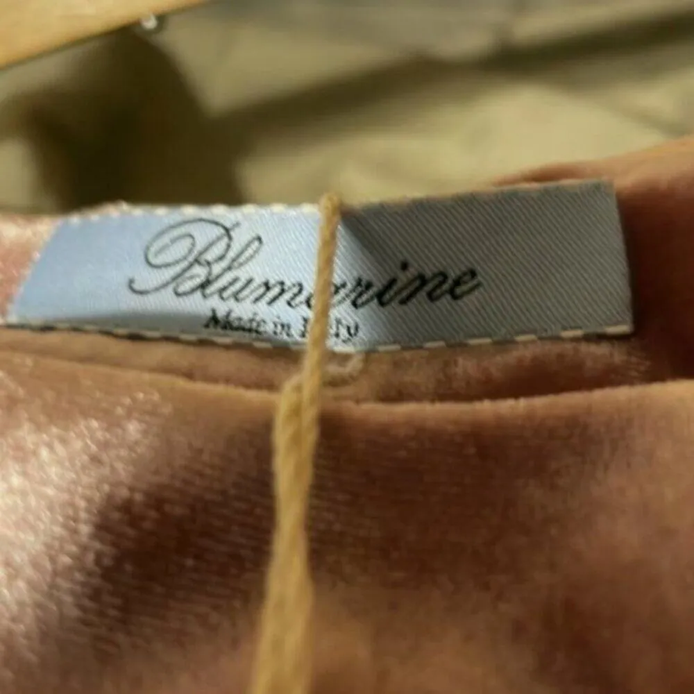 Blumarine Velvet and Lace blush pink maxi skirt size 6 - Image 8