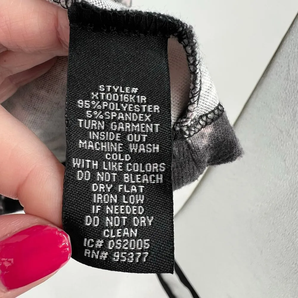 NEW Sanctuary Open Front Cardigan Tie Dye camp patch Pockets Stretch size small - Image 8