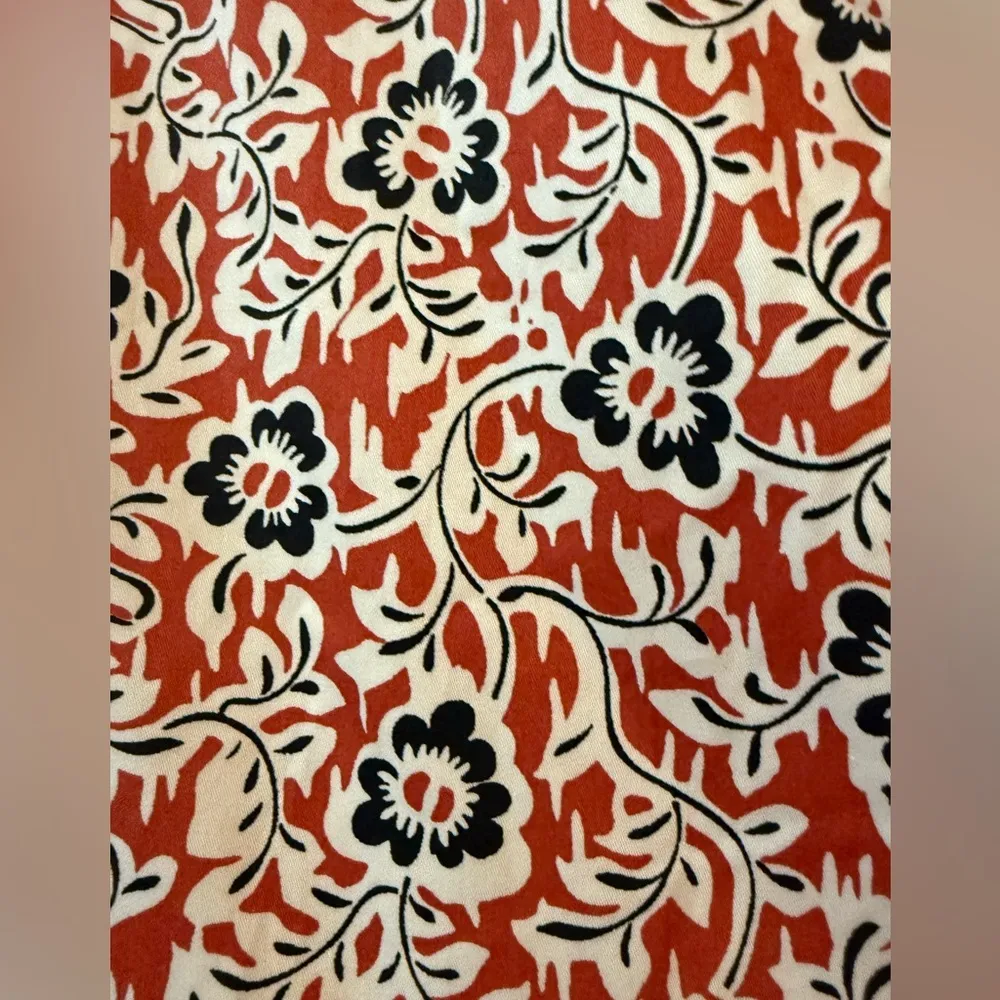 Boden Floral Dress Retro Button Up Long Sleeve Pockets NWT Women’s Size 14 14R - Image 10