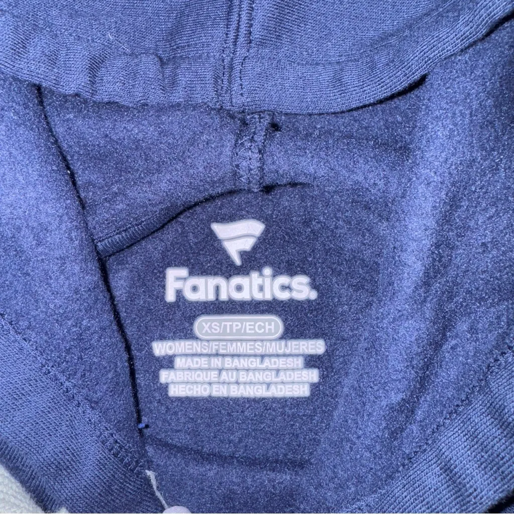 NWT Dallas Cowboys Fanatics Blue & White NFL Hoodie - Size XS - Image 3