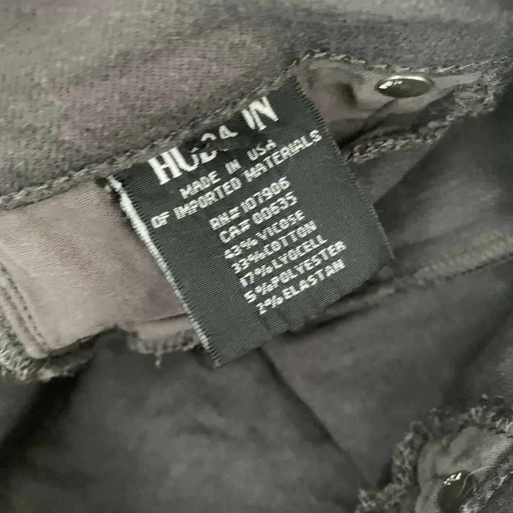 Hudson Krista Ankle Super Skinny Jean Black Raw He - Image 9