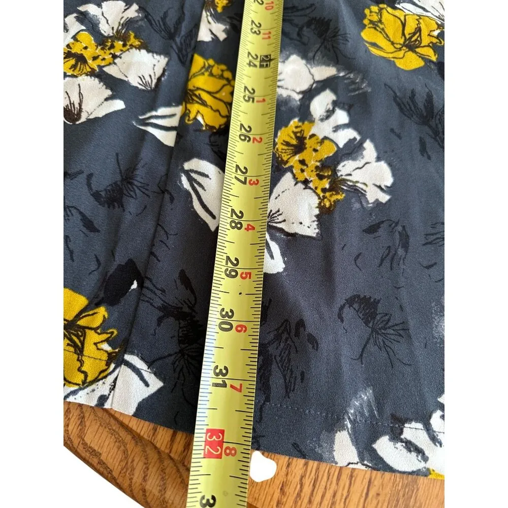 Free Press Womens Floral Print Long Sleeve Dress Mock Neck Modest Sz  S Tunic - Image 7