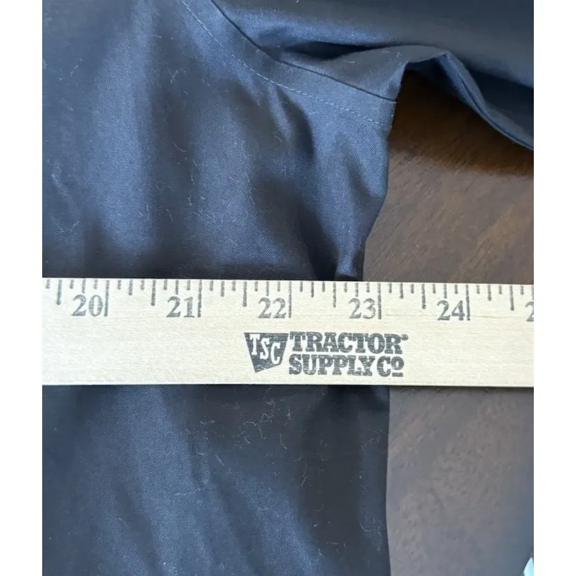 Chicos 3 US XL‎ Black Button Front Top Blouse Tunic 3/4 Sleeve No Iron Preppy - Image 6