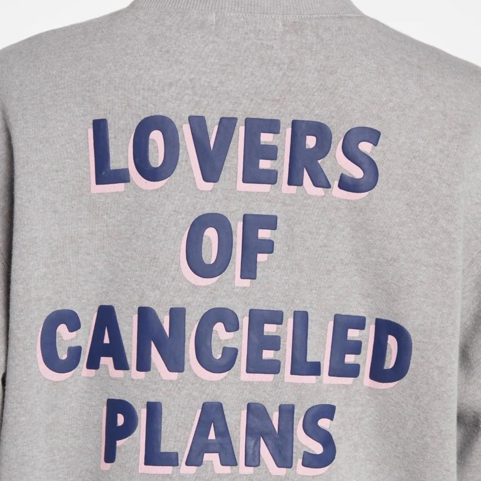 Wildfox Oversized Heather Gray Lounge Ladies Cody Sweatshirt NWT - Image 6