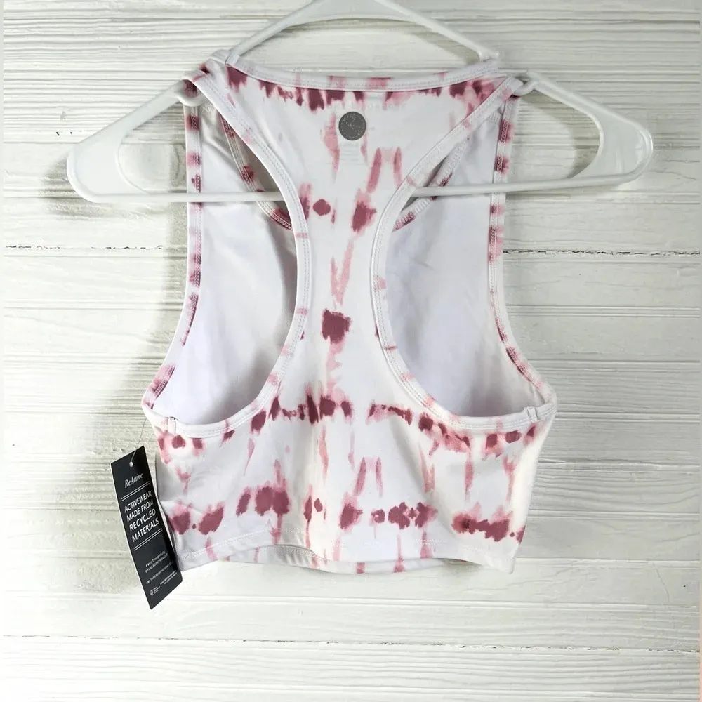 Threads 4 Thought Kady Pink Stripe Washed RacerBack Cropped Tank Size XS - Image 4