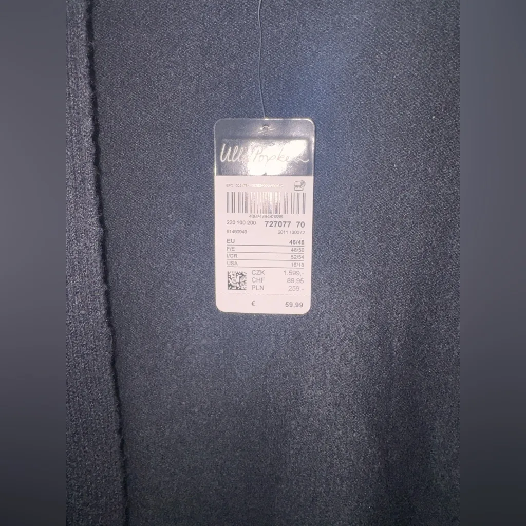 Ulla Popken Midnight Blue Cardigan dark blue Size undefined - Image 3