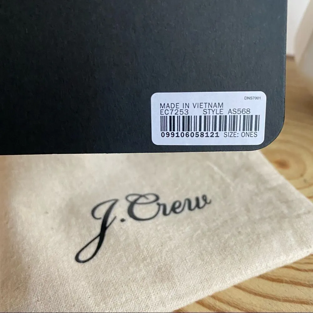 NWT J. Crew Roma Pearl Gold Ring Earrings Stud - Image 6
