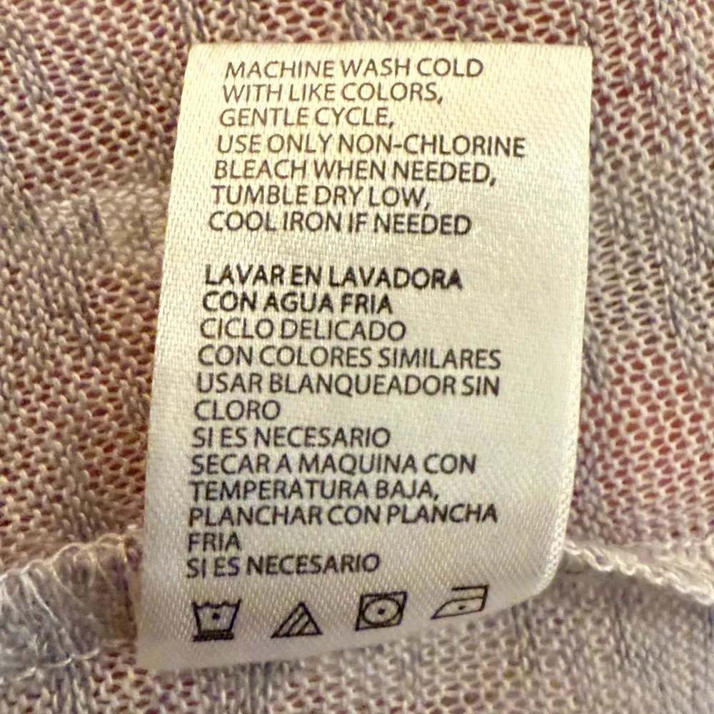 Weatherproof Lightweight Sheer Pullover Hoodie Grey with Purple Tint Size Large - Image 8