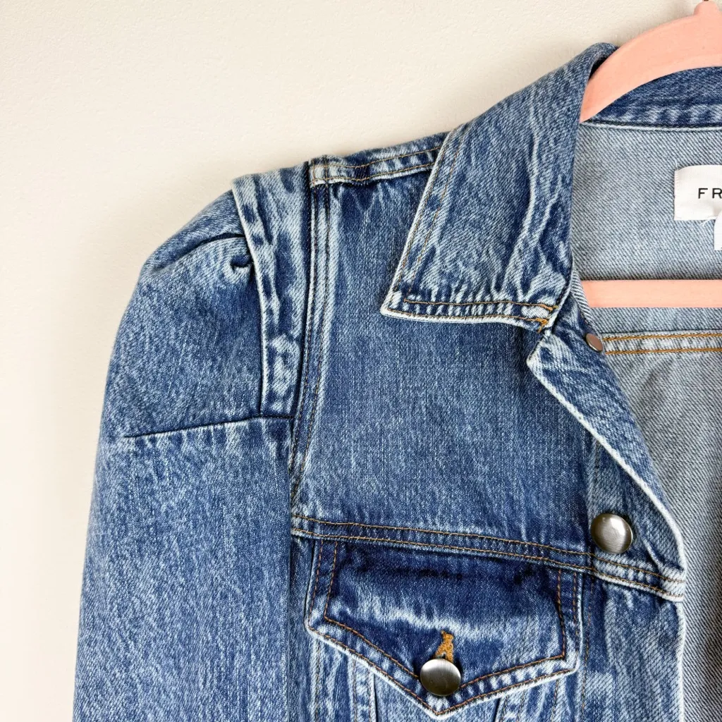 Frame Rosette Sleeve Jacket in Langton Size Small - Image 7