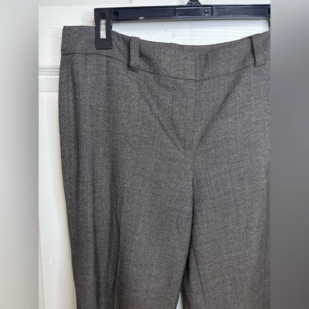 Ann Taylor Women’s Sz 4 Gray Low Rise Y2K Boot Cut Wide Leg Office Casual - Image 2