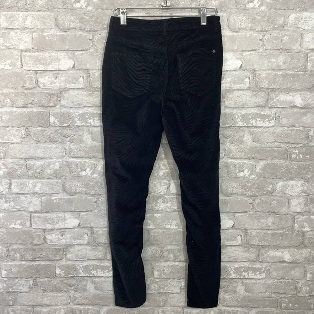 Ted Baker Black Zebra Printed Skinny Jean - Image 5