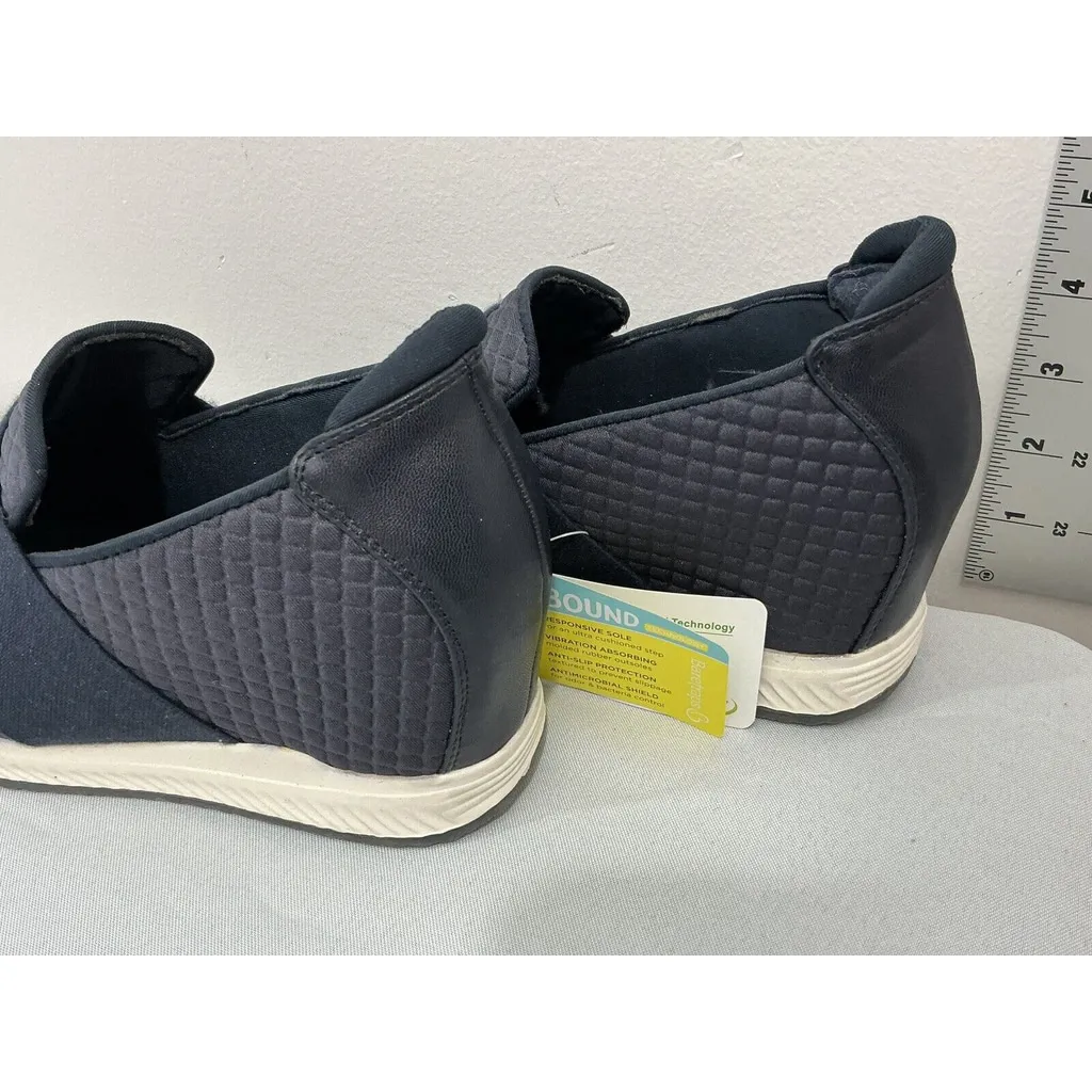 Womans Bare Traps Jamese 8.5 M Navy Slip On Casual Wedge Shoes NWT - Image 4