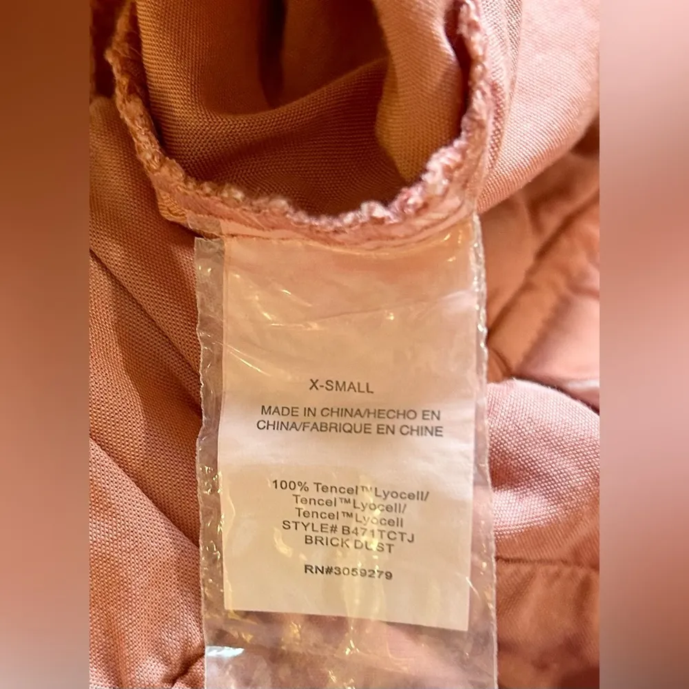 THREAD+SUPPLY Paper Bag Waist Wide Leg Pants With Self Tie Waist. NWOT Sz XS - Image 7