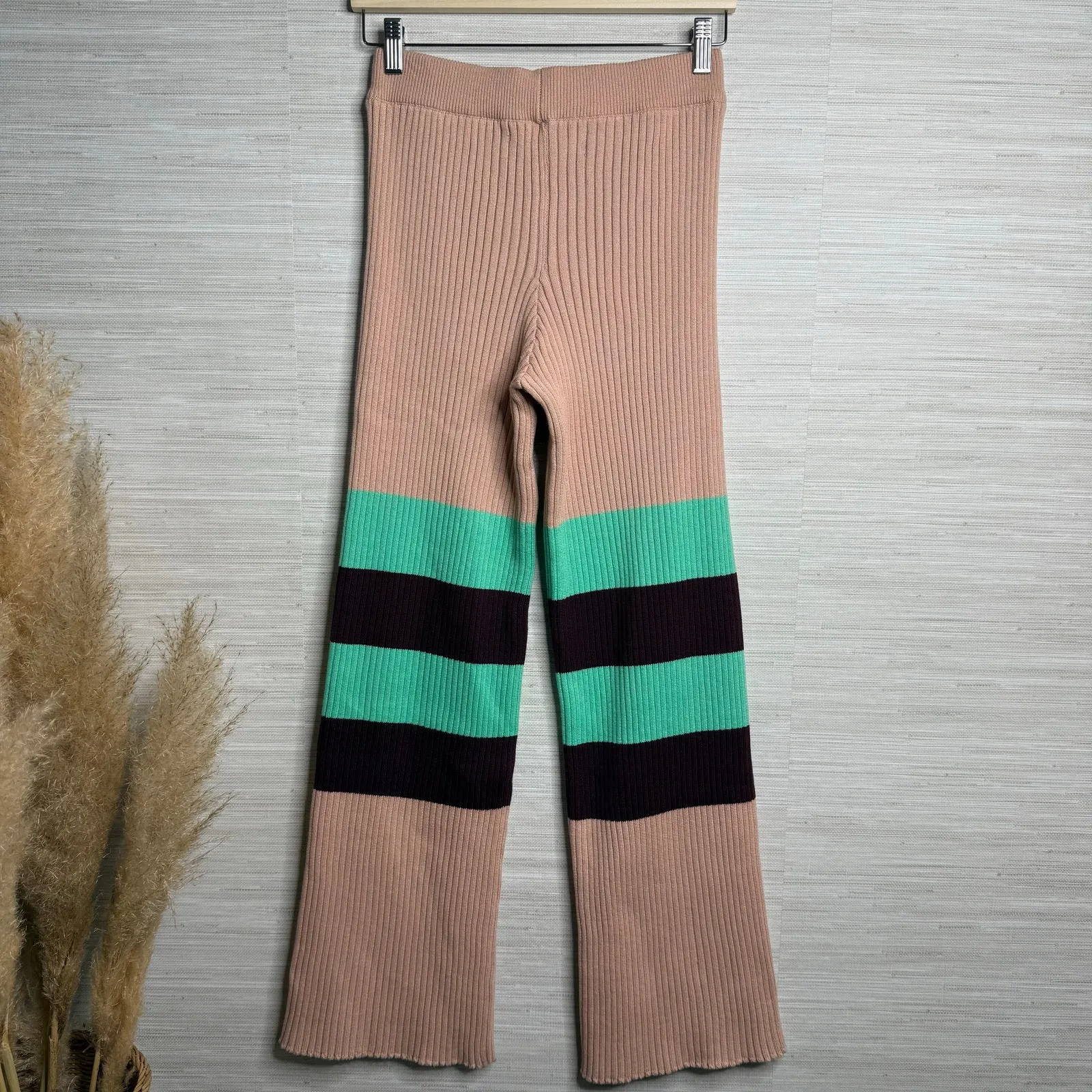 Free People sweater set co-ord matching set pants knit cozy boho Small - Image 5