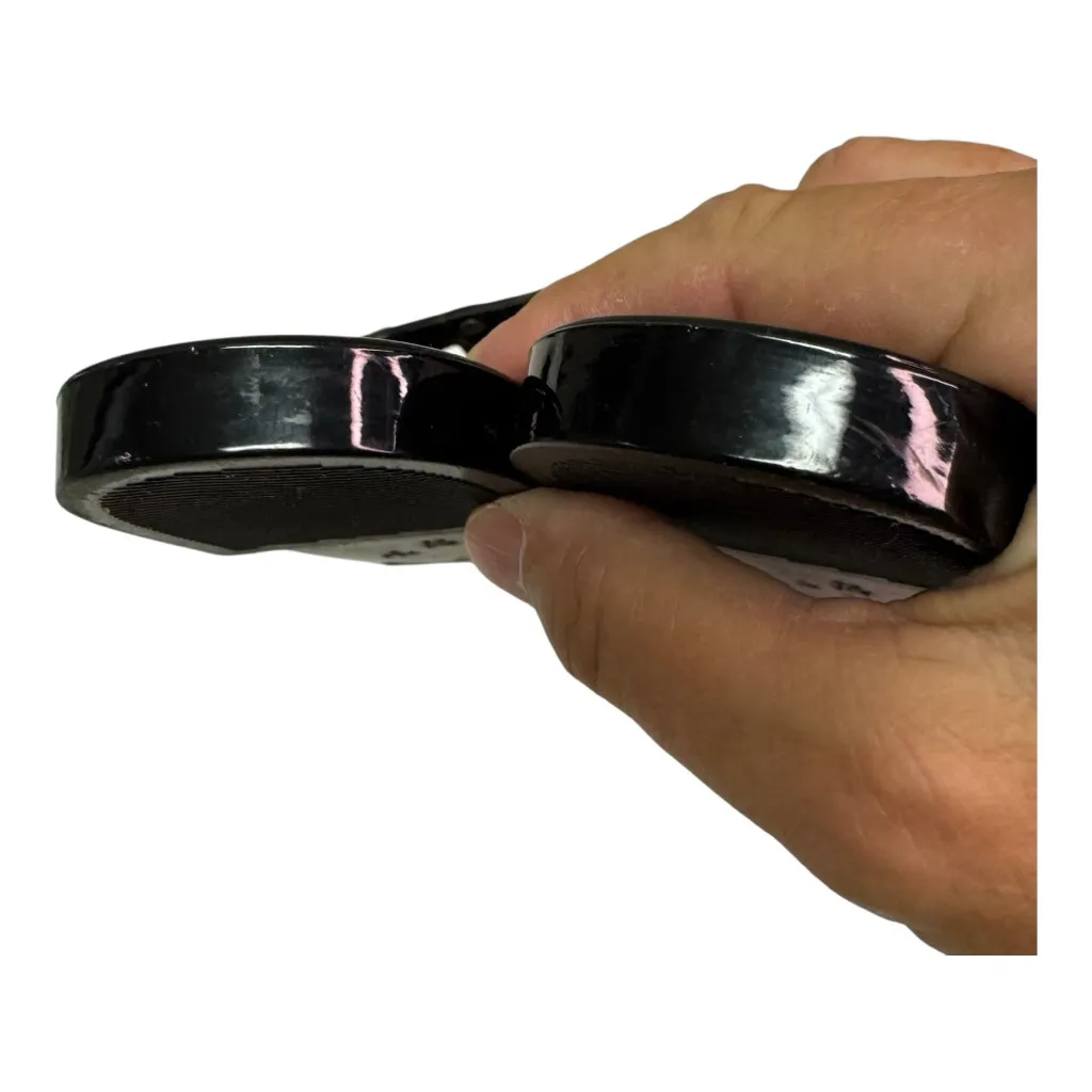 Nicole Miller Black‎ Studded Jelly Flip Flop Sandals Women's Size 8 - Image 6