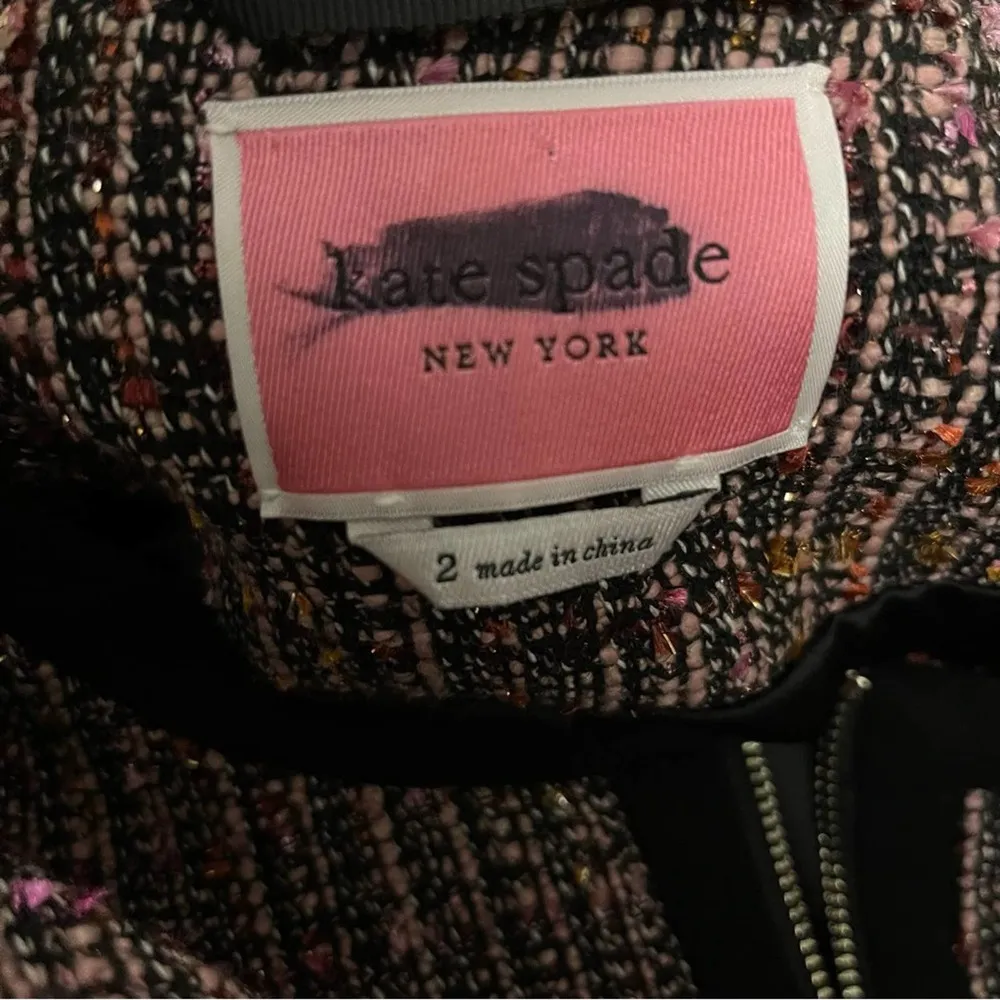 Kate Spade Puff Sleeve Tweed Blazer NWOT - Image 7