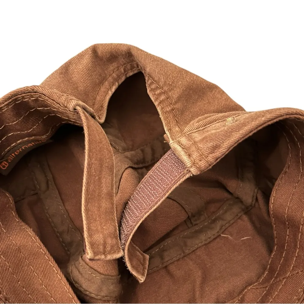 Alternative Apparel Embellished Bohemian Cross Train Conductor Canvas Cap Hat OS - Image 8