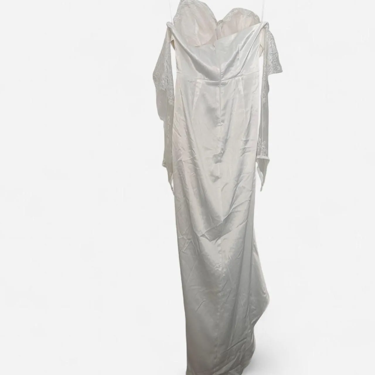 Selfie Leslie Shanice Lace Sweetheart Midi Romantic Soft-Girl Bridalcore L NWT - Image 5